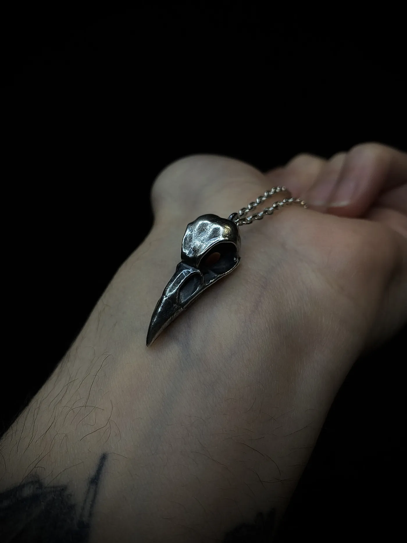Colgante Calavera Cuervo