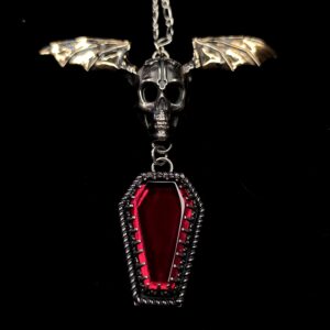 Colgante Ataud y calavera