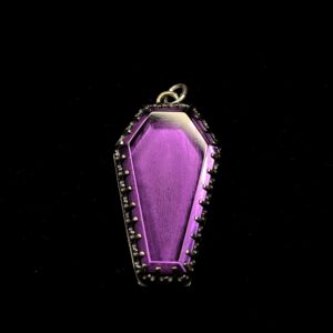 Colgante Ataud Cuarzo Amatista